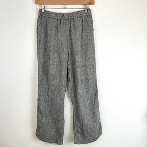 Charter Club 100% Linen Lagenlook Relaxed Pants Trousers Small